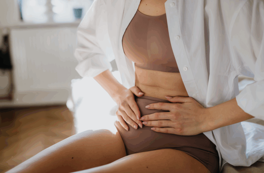 Woman experiencing symptoms of premature menopause due to endometriosis
